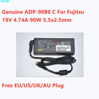 Genuine ADP-90BE C 19V 4.74A 90W A13-090P1A FMV-AC343A FMV-AC343B AC Adapter For Fujitsu LIMITED Laptop Power Supply Charger
