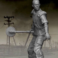 1/35 Scale Unpainted Resin Figure Doom Soldier collection figure