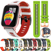 20mm Silicone Sports Strap For Huami Amazfit GTR 42mm GTS 3 2e 2 4mini BIP 3 Pro bracele Smart watch For Amazfit Bip S Wrist
