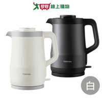 TOSHIBA東芝 1.5L 316雙層防傾倒快煮壺 奶油白 KT-15DRTTW(W)【愛買】