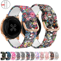 Printed Band for Samsung Galaxy Watch 6/5 pro/4/Classic/Gear S3/Active Sport 22mm/20mm Bracelet Galaxy 6 classic 43mm 47mm strap