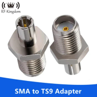 2pcs RF Coaxial Adapter SMA Female To TS9 Coax Jack Connector for ZTE network card MF30 MF60 MF61 MF62 3G modem 4G antenna