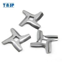 3pcs Meat Grinder Knife Mincer Blade with Square Hole Spare Parts for Moulinex HV6 Type A133 Kitchen Appliance Spare Parts