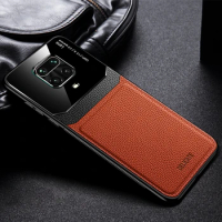 For Xiaomi Redmi Note 9 Pro Case Silicone Bumper Leather Texture Phone Case For Xiomi Redmi Note 9S 9Pro Max Note9S Back Cover