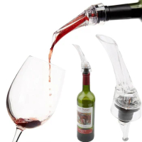 Magic Wine Decanter Red Wine Aerating Pourer Spout Decanter Wine Aerator Quick Aerating Pouring Tool Pump Portable Filter