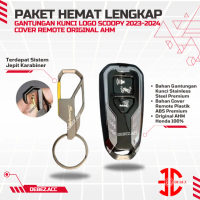 Paket Gantungan Kunci Dan Cover Remote Ahm Scoopy 2023 2024 Aksesoris