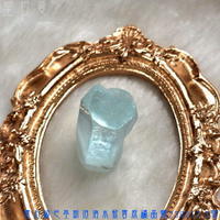 寶石級巴基斯坦海水藍寶原礦晶體230217-3號 ~好人緣、對應喉輪、增加溝通能力、也是旅行及以海維生職業的護身符