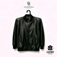 Jaket Kulit Domba Garut Asli 100% Original Premium Pria Wanita Bomber Ramones Sulam Boxy Style Casua