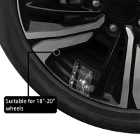 Rhinestone Car Sticker Cycling Bike Motorcycle Bicycle Wheel Rim Sticker Reflective Strips Night Safety Warning Decal Sticker