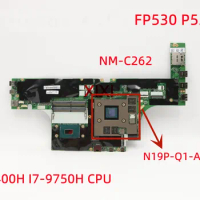NM-C262 for Lenovo Thinkpad FP530 P53 Laptop motherboard with I5-9400H I7-9750H CPU N19P-Q1-A1 GPU FRU: 02DM439 100% Tested OK