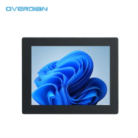 9.7'' Mini Monitor 1024*768 Resistive Touch Screen Industrial LCD Monitor Portable Industrial Display Panel Embedded Desktop