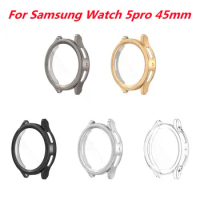 Watch Cover for Samsung Galaxy Watch 5 pro 45mm,TPU Matte Case All-Around Protective Bumper Shell for Watch 5Pro Watch Accessori