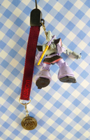 【震撼精品百貨】日本精品百貨-手機吊飾/鎖圈-鋼彈系列-手機吊繩-紫繩(紫)