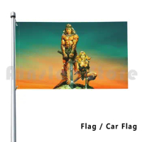 Conan The Barbarian Cast Outdoor Decor Flag Car Flag Terminator Commando Total Recall Running Man Bodybuilder