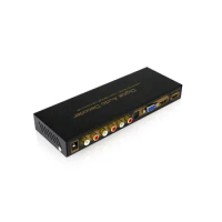 Digital Audio Decoder HDMI-compatible TOHDMI-compatible+VGA+SPDIF+5.1CH+ Audio Decoder for DVD, Blue-Ray DVD PS3 360 XBOX Player
