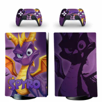 Spyro Dragon PS5 Digital Skin Sticker for Playstation 5 Console &amp; 2 Controllers Decal Vinyl Skins