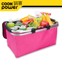 【CookPower 鍋寶】折疊式保溫野餐提籃(PB-0615)(保溫杯 保溫瓶)