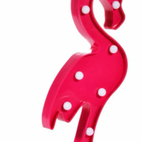 LAMPU LED DEKORASI BURUNG FLAMINGO SHABBY