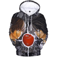 Horror Anime Death Note 3D print Winter Hoodies men/women Casual Long sleeve Hoodies hip hop streetwear Teens Fashion Pullover