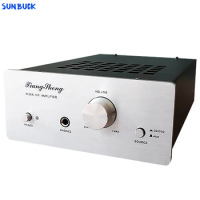 Sunbuck 6J1 Vacuum Tube Amplifier 30W 2.0 LM1876 transistor combination HiFi Amplifier 32-600Ω Headphone Amp