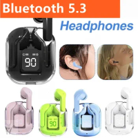 2023 New T2 TWS Transparent Wireless Bluetooth Headset HIFI Sound Quality Bluetooth 5.3 For Xiaomi Huawei Apple