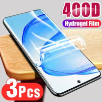 3PCS Full Cover Hydrogel Film for Vivo S17E S16E Y78 Plus Y100 Y01 Y02 A Y33S Y21A Y35 Y55 Y56 Y72T Y75 Y53S Screen Protector