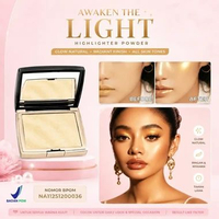 BPOM Hojo Highlighter Palette Shimmering Stereoscopic Highlights Glitter Glow Make Up Original Venrc