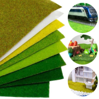 DIY Artificial Grassland Grass Mat Lawn Turf Fake Green Grass Mat Carpet DIY Micro Landscape Home Floor Decoration 25/50/100cm