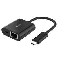 อะแดปเตอร์ USB-C to LAN ความเร็ว 1Gbps รองรับการชาร์จไฟได้สูงสุด 100 วัตต์ รุ่น INC019 (สีดำ)