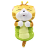 TINY TOYS - 白爛貓毛公仔 - 毛毛蟲 1pc