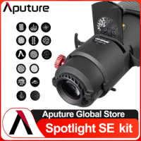 Aputure Amaran Spotlight SE Kit Lightweight Spotlight Cartridge Bowens Mount Point-source Lens Modifier for Amaran Lighting
