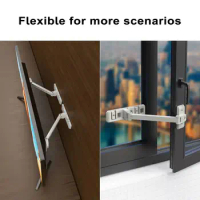 Anti-tip Tv Mount Adjustable Tv Anti-fall Bracket Easy Installation Safety Straps for Baby Proofing Doors Windows Flat Screens