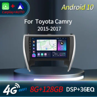 2 din Android 10 Car Radio For Toyota Camry US Version V55 2015-2017 Auto Multimedia video Players 2DIN GPS Carplay/Auto radio