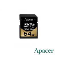Apacer 64GB SD UHS-II U3 V30 高速記憶卡 290MB/s 公司貨