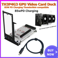TH3P4G3 85W PD Charging Thunderbolt-compatible GPU Video Card Dock Laptop to External Graphic Card 40Gbps for Macbook Notebook