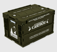 日本代購 空運 Colle Con 搖曳露營 折疊式 收納箱 50L 工具箱 貨物箱 置物箱 馴鹿 CARIBOU