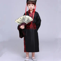 black han fu for children han dynasty costumes for kids ancient chinese costume for children