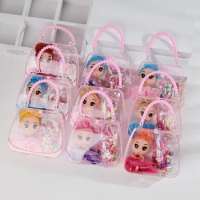 1 Pcs Children's Handbag Set Educational Beading Toys Girls Handmade DIY Princess Doll Material Kit Girls Play House Toys