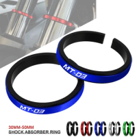 FOR YAMAHA MT03 MT-03 2015-2023 2022 2021 2020 2019 Motorcycle Accessories 30-50mm Shock Absorber Auxiliary Adjustment CNC Ring