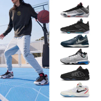 【NIKE 耐吉】運動鞋 籃球鞋 AIR JORDAN 37 LEBRON AIR ZOOM G.T. 男鞋 白黑藍 多款(FD2325004&amp;)