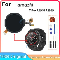 NEW For Amazfit T-Rex T Rex A1918 A1919 LCD Display+Touch Panel Digitizer For Amazfit T-Rex A1918 A1919 Amoled Display Assembly