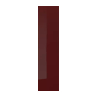 KALLARP 門板, 高亮面 深紅棕色, 20x80 公分