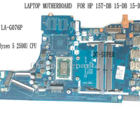 FAST SHIPPING EPV51 LA-G076P REV : 1.0 MAINBOARD For HP 15-DB LAPTOP MOTHERBOARDONBOARD CPU Ryzen 5 2500U DDR4 90 DAYS WARRANTY