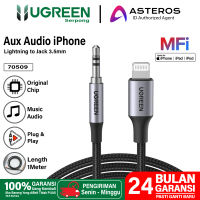 UGREEN Kabel Aux For iPhone Lightning MFi to 3.5mm Audio Converter 70509