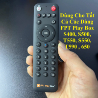 Điều Khiển FPT Play Box  Chính Hãng Đời 2019,  2020 và 2021 - Sử Dụng Giọng Nói Dùng Cho Modem T550 