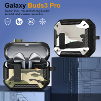 Serasi dengan Samsung Galaxy Buds3 Sarung Perlindungan Buds3 Pro Fon Telinga Bluetooth Pelindung She