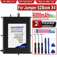 HSABAT 6000mAh 30154200P Battery for Jumper EZBook X4 BBEN N14W TH140A AK14 EXO Smart E17 HW-3487265