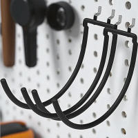 Gantungan Barang Garasi Pegboard Hooks Heavy Duty Dari Iron Kokoh Tahan Lama Cocok Untuk Dinding Men