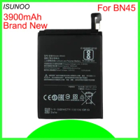 ISUNOO BN45 3900mAh Mobile Phone Battery For Xiaomi Mi Note 2 Redmi Note 5 Replacement Battery