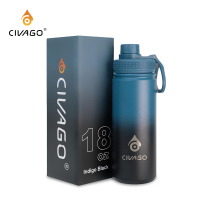 CIVAGO (18oz / 22oz / 32oz / 40oz) ขวดน้ำพกพาเก็บความร้อนและความเย็น ความจุขนาดใหญ่พิเศษแก้วน้ำสแตนเ